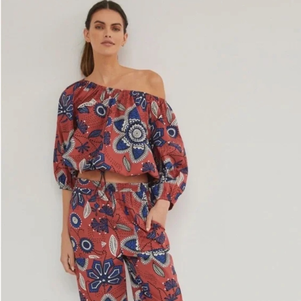 Sundry Floral Bubble Top